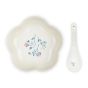 Le Creuset Petite Fleur 陶瓷花形盤連湯匙 16cm (多款顏色) CR-LC-16FSWS-MO