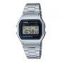 Casio - 復古數位電子錶 A158WA-1 銀色