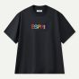 (電子換領券) Esprit 彩色刺繡 Logo 圓領短袖 T 恤 (深灰色