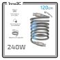inno3C i-2M240-12 240W Type-C to Type-C 磁吸收納數據傳輸充電線 120cm | Type-C to Type-C 充電 + 數據傳輸線 120cm CR-i-2M240-12_GY