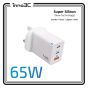 inno3C - i-65W 超级矽 65W 3輸出快速充電器 (多種顏色)