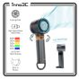 inno3C 透明銀色閃亮 60W 數據傳輸充電線套裝 | Type-C 轉 Type-C L型線 200cm + 30cm CR-i-F7_GY
