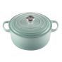 Le Creuset 圓形琺瑯鑄鐵鍋 (22厘米) (Sage) CR-LC-RFO22-SA