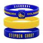 NBA - 迷你抽繩包 + 球星三條裝手環 + 球衣金屬徽章 (Curry)