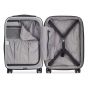 Delsey - TITANIUM 54CM/21.25 INCH 4 WHEELS EXPANDABLE CABIN TROLLEY CASE - SILVER