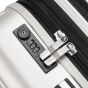 Delsey - TITANIUM 54CM/21.25 INCH 4 WHEELS EXPANDABLE CABIN TROLLEY CASE - SILVER