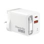 Elementz - PowerGo Flex65 內置線 65W GaN USB充電器 (PD-FA65) [黑色/白色]