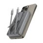 Elementz - 10000mAh 6合1 雙C線磁吸無線行動電源 PE-MC2 [黑色/灰色]