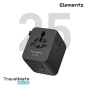 Elementz - TravelMate Mini 25W Travel Adapter PT-M25