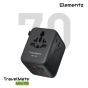 Elementz - TravelMate Mini 70W GaN 旅行插座 PT-W70M