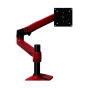 ERGOTRON WORKFIT-TS 辦公桌工作站 (33-447-921) + ERGOTRON LX 顯示器支架 (紅色) [預計送貨時間: 7-10工作天]