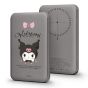 [3C 認證及可追溯二維碼] GARMMA - Sanrio 磁吸超薄行動電源 5000mAh [Kuromi] [黑色 / 粉紅色] GMA-UT-KU_ALL