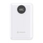 [3C 認證及可追溯二維碼] Hedonic PD 3.0 22.5W 內置 USB-C & Lightning Cable 10000mAh 行動電源 [S35] [黑色 / 白色] CR-HEDON_PDCL10K_M
