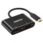 Choetech - USB-C to HDMI + VGA 轉接器 (黑色)