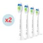 Philips - Sonicare HX6064/85 W2 高效亮白刷頭 4支裝(白)x2件 共8支 HX6064-85x2_A