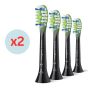 Philips - Sonicare HX9064/85 W3 極致亮白刷頭 4支裝 x2件 共8支