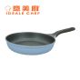 意美廚 - 韓國製 CRYSTAL 鋼化鑄鋁大理石紋易潔單柄煎鍋 28cm IC16128F