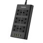 Imazing - IM3U6K-C 防雷拖板 - 6 插位 + 3 USB / + 1 Type C PD 20W輸出