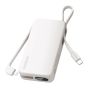 Momax - 1-Power Vital+ 10000mAh USB-C及Lightning線 流動電源 [黑色/白色]