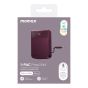 [3C 認證及可追溯二維碼] Momax - 1-Pac Pass Mini⁺ 10000mAh 2 合 1 內建伸縮充電線移動電源 [暮櫻紅]