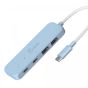 J5Create - JCH342E 環保材質 USB-C® Gen2 轉四埠Type-A & Type-C 高速集線器 [藍色]