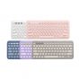 Logitech - K380 跨平台藍牙鍵盤 (英文版) (白色 / 粉紅色/灰色/紫色)