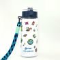 KAGS - AQUARECHARGE 系列 Tritan 600毫升水壺連彈力斜背帶 - 多款顏色