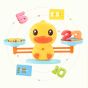 B.Duck - 小黃鴨蒙特梭利幼兒早教數字天秤玩具 (升級版) KR030