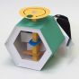 Kidrise - 可動3D立體機關紙模型玩具・煩惱的鳥媽媽・DIY玩具
