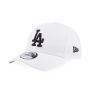 New Era MLB Los Angeles Dodgers Basic 9Forty 棒球帽 - 白色黑字