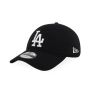 New Era MLB Los Angeles Dodgers Basic 9Twenty 棒球帽 - 黑色白字