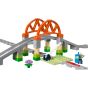 LEGO® - DUPLO® 10426 鐵路橋和軌道擴充組 (学前玩具,兒童玩具,積木,創意玩具,學習玩具,易清潔,玩具,禮物,聖誕禮物,新年禮物）