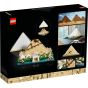 LEGO®Architecture 21058 吉薩大金字塔 (建築玩具,埃及建築,大人玩具,模型,歷史建築物,展示,積木,擺飾,玩具,禮物)