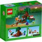 LEGO®Minecraft®21240 沼澤冒險(當個創世神,遊戲玩具,創造力,想象力,益智玩具,我的世界,積木,解決問題能力,玩具,禮物)