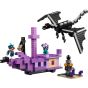 LEGO® - Minecraft® 21264 The Ender Dragon and End Ship (我的世界,龍,人仔,易拼砌,兒童玩具,積木,創意玩具,玩具,禮物）