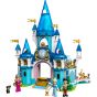 LEGO®Disney 43206 Cinderella 和 Prince Charming 的城堡 (迪士尼,城堡玩具,公主玩具,女孩玩具,角色扮演,玩具,禮物)