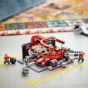 LEGO® - City 60443 F1® 維修站、維修人員和 Ferrari 汽車 (交通工具,玩具車,角色扮演玩具,益智,兒童玩具,玩具,禮物,新年禮物）