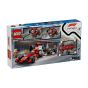 LEGO® - City 60443 F1® 維修站、維修人員和 Ferrari 汽車 (交通工具,玩具車,角色扮演玩具,益智,兒童玩具,玩具,禮物,新年禮物）