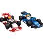 LEGO® - City 60464 F1® Williams Racing 和 Haas F1® 賽車 (交通工具,玩具車,STEM,益智,兒童玩具,積木,玩具,聖誕禮物,新年禮物）