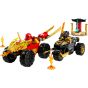 LEGO®Ninjago®71789 Kai 的戰車 和 Ras 的電單車之戰 (忍者玩具,兒童積木,男孩玩具,STEM,想象力,動手能力,兒童,玩具,積木,禮物)