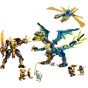 LEGO® - Ninjago® 71796 元素力量戰龍 vs 女皇機甲 (忍者玩具,兒童積木,兒童玩具,玩具,積木,禮物)