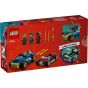 LEGO® - Ninjago® 71840 羅格和錐克斯的賽車大對決 (忍者積木,兒童玩具,幼兒積木,猛龍崛起)