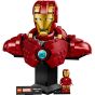 LEGO® - Marvel Super Heroes 76327 鐵甲奇俠 MK4 半身像 (漫威,鋼鐵人 ,居家擺設,玩具模型)