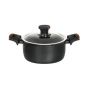The Loel - 神奇廚具系列易潔鑊 24cm雙耳煲連玻璃蓋(1套)鍋具Loel-MiSP24