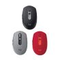 Logitech - M590 多工無線靜音滑鼠 (石墨灰 / 淺灰色 / 寶石紅) M590_all