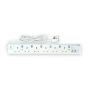 MEC - 6位獨立開關拖板 (5A / 6尺) 422-485｜2 x USB + 2 x Type-C