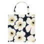 (預售) Marimekko - Pieni Unikko 手提袋 (深藍 &淺褐色) CR-MMK-TOTPIEUNKDBB