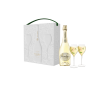 巴黎之花 白中白香檳禮盒 (連2杯)