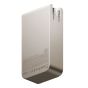 [Momax 套裝] 1-PAC Pass Pro+ 10000mAh 3合1 內建伸縮充電線混合GaN移動電源 [45W] [鈦色] + ONEPLUG PD20W 2A2C 11位拖板 [白色] IP175 + US11