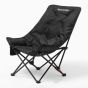 Naturehike - Cotton-filled Autumn/Winter Moon Chair | Comfortable High-Back Warm Camping Chair | Side Storage Bag - Multi colors